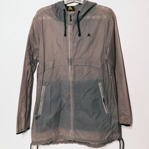 Burton Hazlett Packable Jacket Womens Ripstop Full Zip L Brown China